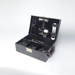 Black Three Glass Bar Set
