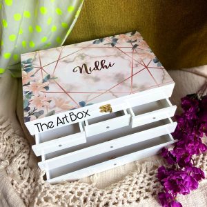 White Leena Vanity 2.0 with Printed Name
