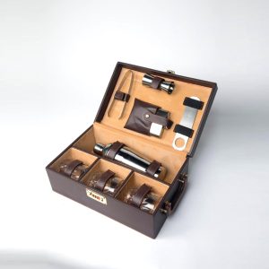 Brown Three Glass Bar Set