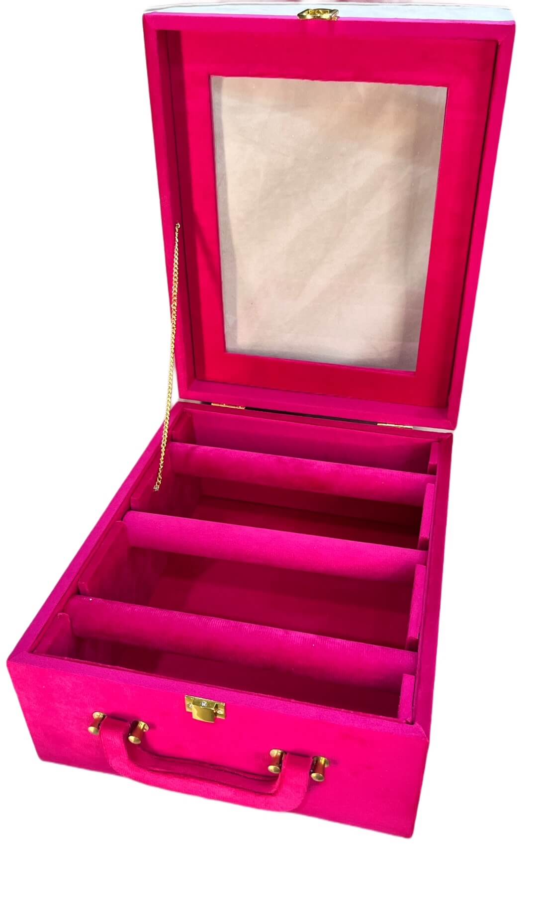Suede Bangle Box : Peppy Pink - Image 2