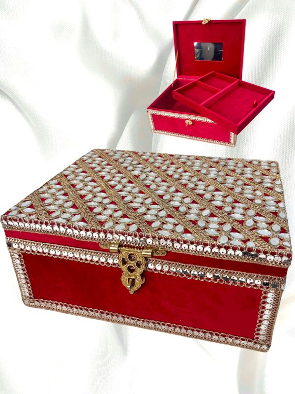 Aaina Collection: Red Vanity Box